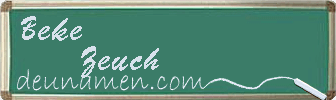Beke Zeuch Visitenkarte